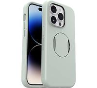 Coque OtterGrip Symmetry pour iPhone 14 Pro avec MagSafe, résistante aux chocs et aux chutes, avec protection antimicrobienne et grip intégré, testée 3x normes MIL-STD 810G - Vert