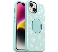 OtterBox OTTERGRIP Symmetry Series Coque pour iPhone - Emballage non commercial (coquelicots by The Sea Blue, iPhone 14)