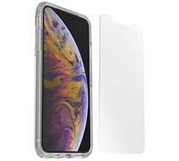 Otterbox Pack Clear Case, Coque Fine et Transparente Antichoc + Protecteur écran Alpha Glass pour iPhone XS Max