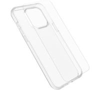 OtterBox Coque React pour iPhone 15 Plus, testée normes militaires, écran Glas, Transparent