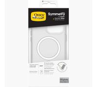 OtterBox Pack protection Symmetry MagSafe – iPhone 15 Pro Max, transparent, 3× la norme militaire
