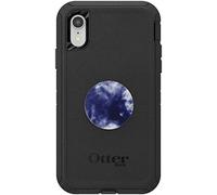 OtterBox + Pop Defender Series Coque pour iPhone XR - Emballage non commercial - Noir avec teinture Hard Pop