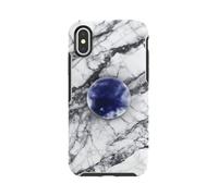 OtterBox + Pop Symmetry Series Coque pour Apple iPhone X/XS - Sans emballage de vente - Marbre blanc et teinture Hard Pop