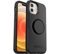 OtterBox + PopGrip Symmetry Series Coque pour iPhone 12 et iPhone 12 Pro (uniquement) - Emballage non commercial - Noir