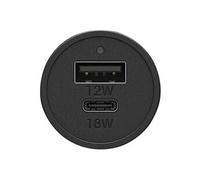 OtterBox Premium - Adaptateur d'alimentation pour voiture - PD 3.0, USB BC 1.2 - 2 connecteurs de sortie (USB, USB-C) - noir scintillant