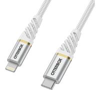 OtterBox Premium - Câble Lightning - Lightning mâle pour USB-C mâle - 1 m - ciel nuageux blanc - USB Power Delivery (60W)