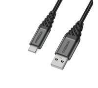 OtterBox Premium Cable USB A-C 2M, noir, 2 m, USB C, USB A, USB 2.0, 480 Mbit/s, Noir 78-52665