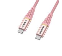 OtterBox Premium Cable USB C-C 1M USB-PD, Rose Gold