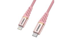 OtterBox Premium Cable USB C-Lightning 1M USB-PD, or rose