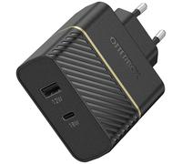 OtterBox EU Wall Charger 30W - USB-C 18W + USB-A 12W USB-PD, noir, Intérieure, Secteur, 9 V, Noir 78-80867