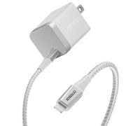 OtterBox Premium Pro Fast Charge USB-C vers Lightning Kit mural 30 W - Lumière lunaire (blanc)