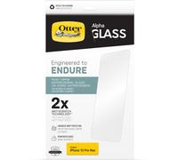 OtterBox Protecteur d'écran Alpha Glass pour iPhone 13 Pro Max, Verre trempé, protection anti-rayures x2, protection antimicrobienne