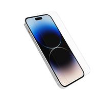 Otterbox Protecteur d'écran Amplify Glass pour iPhone 14 Pro Max, Verre trempé, protection anti-rayures x5, résiste aux chutes jusqu'à 1,8 m, protection antimicrobienne, Livré sans emballage