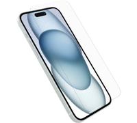 Otterbox Protecteur d'écran Premium Glass pour iPhone 15 Plus, Verre trempé, protection avancée anti-rayures, résiste aux chutes jusqu'à 0,9 m, Livré Sans Emballage