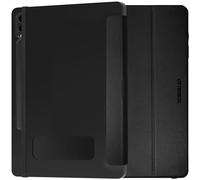 Coque OtterBox React Folio pour Samsung Galaxy Tab S9+ / Samsung Galaxy Tab S10+, Antichoc, Anti-Chute, étui Folio de Protection Fin, testé Selon Les Normes Militaires, Noir