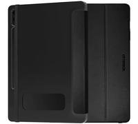 Coque OtterBox React Folio pour Samsung Galaxy Tab S9 FE+, Antichoc, Anti-Chute, étui Folio de Protection Fin, testé Selon Les Normes Militaires, Noir, Livré sans Emballage