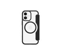 OtterBox React Folio Series - Etui à rabat pour téléphone portable - cristal noir (incolore/noir) - pour Apple iPhone 17