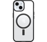 Otterbox React MagSafe Coque arrière Apple iPhone 13, iPhone 14, iPhone 15, iPhone 16e transparent, noir compatible avec MagSafe