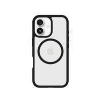 OtterBox React MagSafe Series pour Apple iPhone 17, noir Crystal, transparente/noir, Housse, Apple, iPhone 17, 16 cm (6.3'), Noir, Transparent 77-9859
