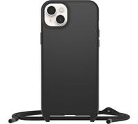 OtterBox React Necklace Coque avec MagSafe pour iPhone 14 Plus, Coque de Protection Ultra Fine avec Collier réglable et Amovible, testé Selon Les Normes Militaires, Noir