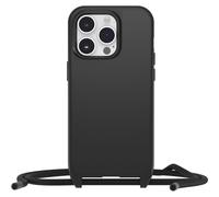 OtterBox React Necklace Coque avec MagSafe pour iPhone 14 Pro Max, coque de protection ultra fine avec collier réglable et amovible, testé selon les normes militaires, Noir Apple iPhone 14 Pro Max