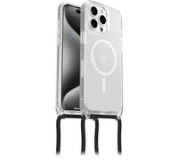 Otterbox React Necklace Coque avec MagSafe pour iPhone 15 Pro Max, Coque de Protection Ultra Fine avec Collier réglable et Amovible, testé Selon Les Normes Militaires, Transparent