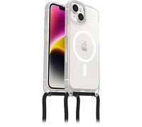 Otterbox React Necklace Coque avec MagSafe pour iPhone 16e, iPhone 14, Coque de Protection Ultra Fine avec Collier réglable et Amovible, testé Selon Les Normes Militaires, Stardust