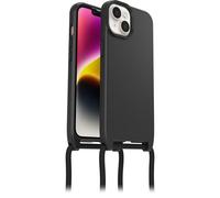 Otterbox React Necklace Coque avec MagSafe pour iPhone 16e, iPhone 14, Coque de Protection Ultra Fine avec Collier réglable et Amovible, testé Selon Les Normes Militaires, Noir