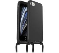 Otterbox React Necklace Coque pour iPhone 7/8/SE 2020/SE 2022, Coque de Protection Ultra Fine avec Collier réglable et Amovible, testé Selon Les Normes Militaires, Noir