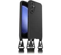 Otterbox React Necklace Coque pour Samsung Galaxy S23 FE, Coque de Protection Ultra Fine avec Collier réglable et Amovible, testé Selon Les Normes Militaires, Noir, Livré sans Emballage