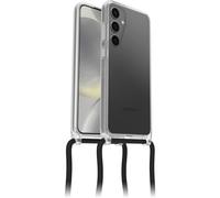 OtterBox React Necklace Coque pour Samsung Galaxy S24+, Coque de Protection Ultra Fine avec Collier réglable et Amovible, Testé Selon Les Normes Militaires, Transparent, Livré sans Emballage