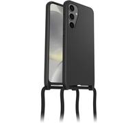 OtterBox React Necklace Coque pour Samsung Galaxy S24+, Coque de Protection Ultra Fine avec Collier réglable et Amovible, Testé Selon Les Normes Militaires, Noir