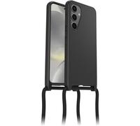 OtterBox React Necklace Coque pour Samsung Galaxy S24, Noir | Coque de protection ultra fine avec collier réglable et amovible, testé selon les normes militaires