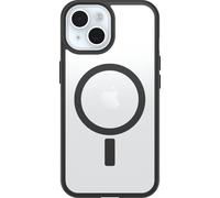 OtterBox Coque Sleek Series MagSafe pour iPhone 16e, 15, 14, 13, Antichoc, Anti-Chute, Ultra-Mince, Protection Fine, testé Selon Les Normes Militaires, Transparent/Noir, Livré sans Emballage