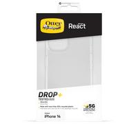 OtterBox React Série Coque pour iPhone 14, Antichoc, anti-chute, ultra-mince, protection fine, testé selon les normes militaires, Antimicrobien, Clear
