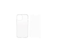 OtterBox React Series - Coque de protection pour téléphone portable - antimicrobien - clair - avec protection d'écran Trusted Glass - pour Apple iPhone 14