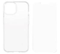 OtterBox React Series - Coque de protection pour téléphone portable - antimicrobien - clair - avec protection d'écran Trusted Glass - pour Apple iPhone 14 iPhone G