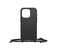 Otterbox React Necklace Coque avec MagSafe pour iPhone 15 Pro, Coque de Protection Ultra Fine avec Collier réglable et Amovible, testé Selon Les Normes Militaires, Noir