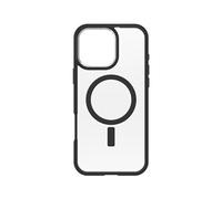 Otterbox Coque Sleek Series MagSafe pour iPhone 16 Pro Max, Antichoc, Anti-Chute, Ultra-Mince, Protection Fine, testé Selon Les Normes Militaires, Transparent/Noir, Livré sans Emballage