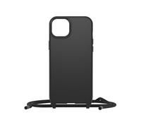 Otterbox React Necklace Coque avec MagSafe pour iPhone 15 Plus/iPhone 14 Plus, Coque de Protection Ultra Fine avec Collier réglable et Amovible, testé Selon Les Normes Militaires, Noir