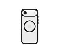 OtterBox React Series - Coque de protection pour téléphone portable - compatibilité avec MagSafe - plastique - cristal noir (incolore/noir) - pour
