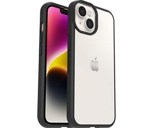 Otterbox React Series Coque pour iPhone 17e, 16e, 14, Antichoc, Anti-Chute, Ultra-Mince, Protection Fine, testé Selon Les Normes Militaires, Transparent, Noir