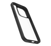 OtterBox Coque Sleek Série iPhone 15 Pro – Antichoc, Ultra-mince, Transparent/Noir