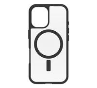 OtterBox React Series pour MagSafe pour Apple iPhone 16, Black Crystal, Housse, Apple, iPhone 16, 15,5 cm (6.1'), Noir, Transparent 77-96244