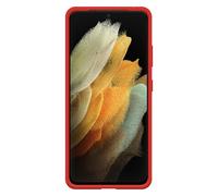 OtterBox Coque React Series pour Samsung Galaxy S21 Ultra 5G, Antichoc, Anti-Chute, Ultra-Mince, Protection Fine, testé Selon Les Normes Militaires, Transparent/Rouge