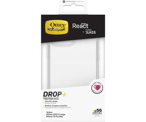 OtterBox React + Trusted Glass Series pour Apple iPhone 13 Pro Max, transparente Apple (brand) iPhone 13 Pro Max