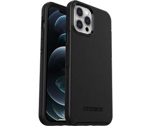 OTTERBOX - RETAIL Symmetry+ Coque de téléphone Portable, Noir, iPhone 12 | 12 Pro, MagSafe, 77-80138