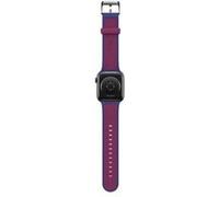 OtterBox - Sacoche pour montre intelligente - antimicrobien - silicone infusé d'argent, stainless steel - blueberry tarte - pour Apple Watch SE, Series 3, Series 4, Series 5, Series 6, Series 7 G