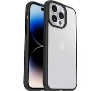 Otterbox Sleek Série Coque pour IPhone 14 Pro Max, Antichoc, Anti-Chute, Ultra-Mince, Protection Fine, Testé Selon Les Normes Militaires, Antimicrobien, Transparent/Noir, Livré sans Emballage