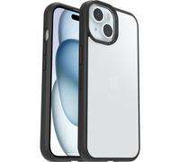 Otterbox Sleek Série Coque pour iPhone 15, Antichoc, Anti-Chute, Ultra-Mince, Protection Fine, testé Selon Les Normes Militaires, Transparent/Noir, Livré sans Emballage